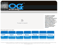 Tablet Screenshot of oganatomy.org